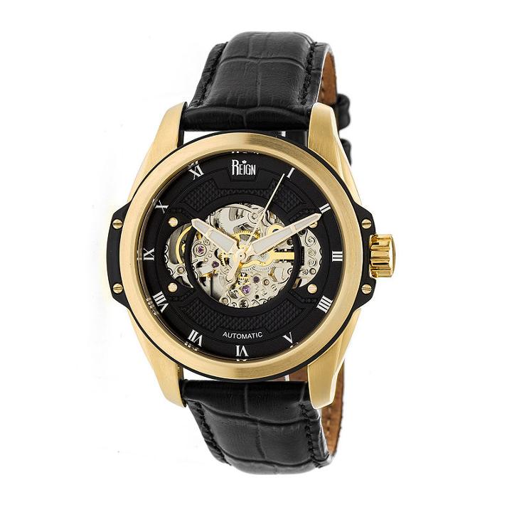 Reign Unisex Black Strap Watch-reirn4505