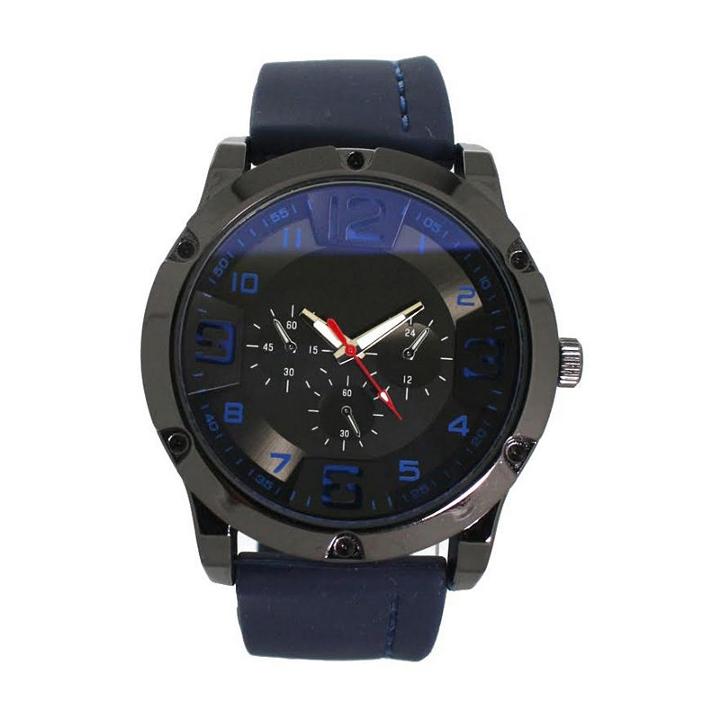 Olivia Pratt Womens Blue Strap Watch-d26813navy