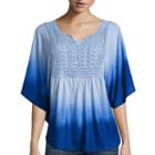 Unity&trade; Ombre Circle Elbow-sleeve Top