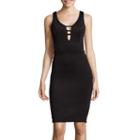 Bisou Bisou Sleeveless V-neck Sheath Dress