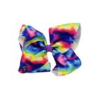 Jojo Siwa Large Signature Hair Bow Tie-dye Rainbow