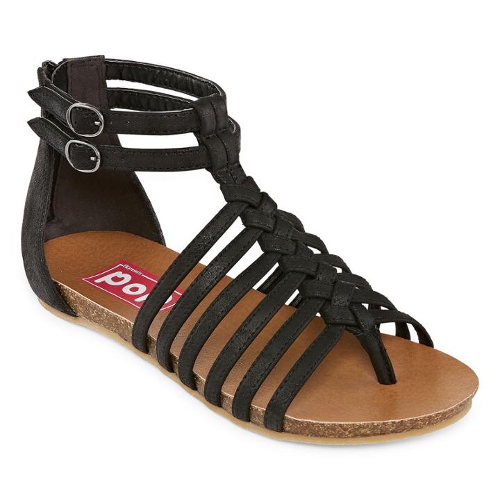 Pop Gamble Womens Gladiator Sandals