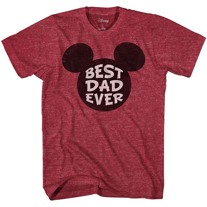 Mickey Best Dad Ever Graphic Tee