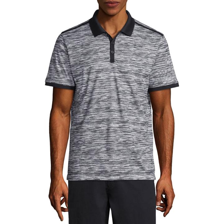Xersion Performance Contrast Trim Short Sleeve Crew Neck T-shirt