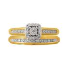 1/5 Ct. T.w. Diamond Bridal Ring Set