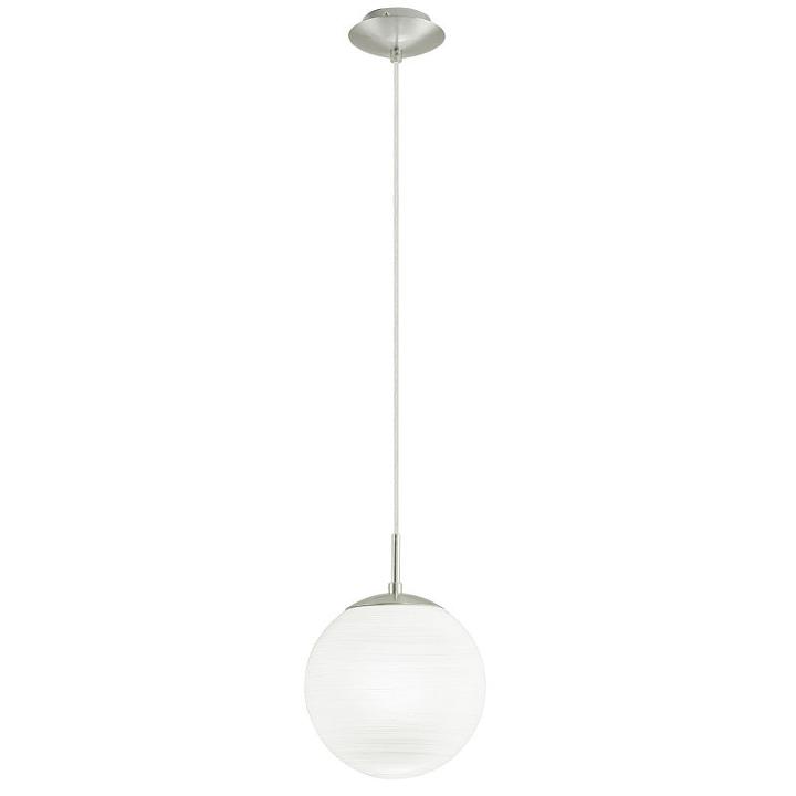 Eglo Milagro 1-light 8 Inch Silver Pendant Ceilinglight