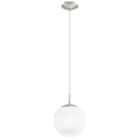 Eglo Milagro 1-light 8 Inch Silver Pendant Ceilinglight