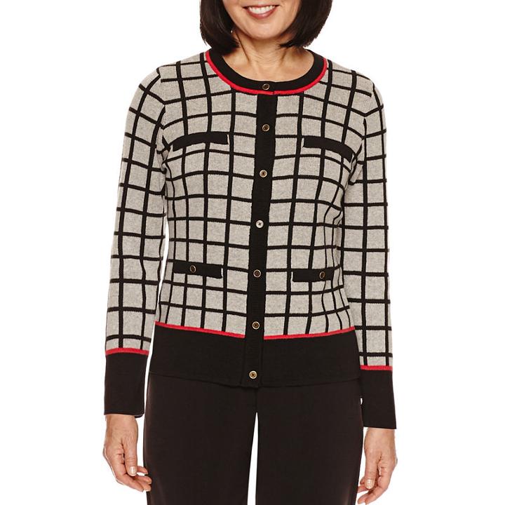 Sag Harbor Skyline Long Sleeve Cardigan