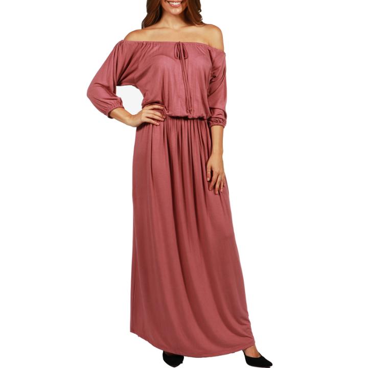 24/7 Comfort Apparel Monaco Maxi Dress