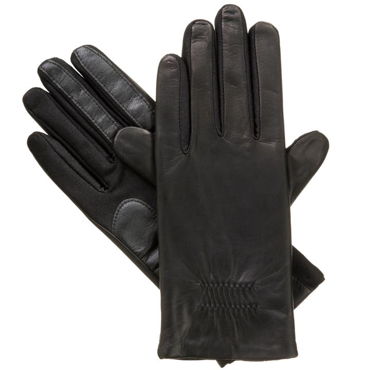 Isotoner Stretch Leather Glove W/ Smartouch Technology