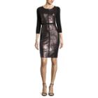 Worthington 3/4-sleeve Colorblock Dress