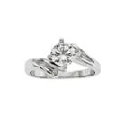 1 Ct. Diamond 14k White Gold Solitaire Ring