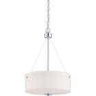 Filament Design 3-light Polished Chrome Pendant Mini-pendant