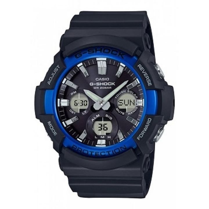 Casio Mens Black Strap Watch-gas100b-1a2