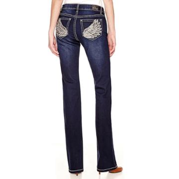 Zco Wing Embellished-pocket Jeans - Tall