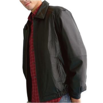 St. John's Bay Leather Bomber Jacket