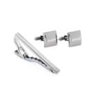 Collection By Michael Strahan Gunmetal Tie Bar And Cuff Links Set