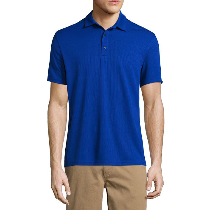 St. John's Bay Short Sleeve Solid Knit Polo Shirt