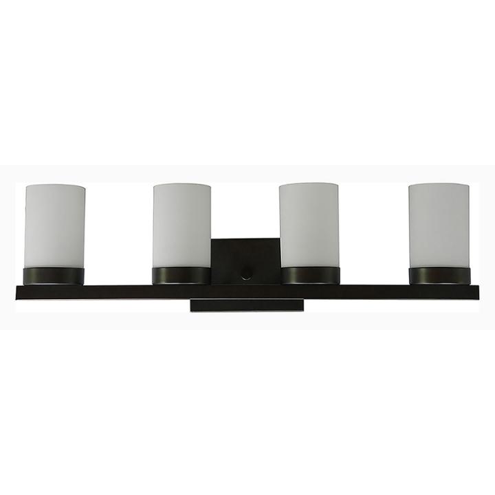 Harvey 4-light Silver Bath Vanity