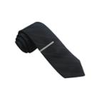 Jf J. Ferrar Textured Stripe Skinny Tie