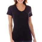 St. John's Bay Short-sleeve V-neck T-shirt