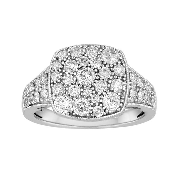 Limited Quantities! 1 1/4 Ct. T.w. Diamond 10k White Gold Ring