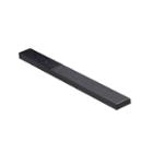 American Imaginations Xena Quartz Rectangle 2.5-in. W X 18.5-in. D Countertop In Black Galaxy