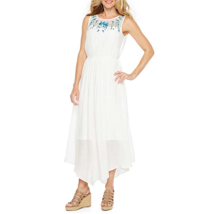 Alyx Sleeveless Embroidered Maxi Dress