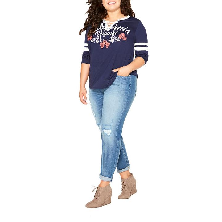 Arizona Boyfriend Fit-juniors Plus