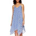 A.n.a Sleeveless Handkerchief-hem Print Dress