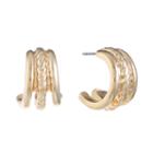 Monet Jewelry 15mm Round Hoop Earrings