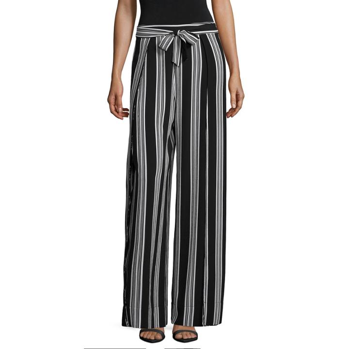 I Jeans By Buffalo Stripe Palazzo Pants