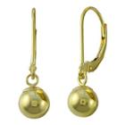 Bead Drop Earrings 14k Gold