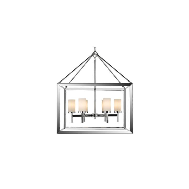 Smyth 6-light Chandelier In Chrome