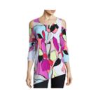 Worthington 3/4-sleeve Cold-shoulder Tunic Top