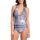 Fleetstreet Collection Geometric One Piece Swimsuit