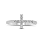 Womens 1/5 Ct. T.w. Genuine Diamond White Promise Ring