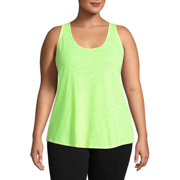 Flirtitude Racerback Tank Top - Plus Juniors