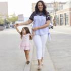 Boutique + Short Sleeve Mock Neck Woven Blouse - Plus