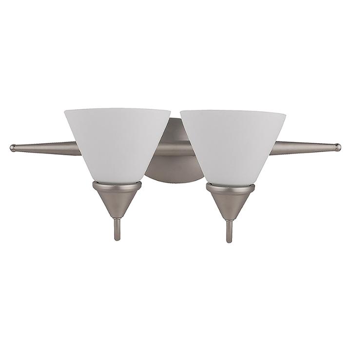 Grayson 2-light Silver Bath Vanity