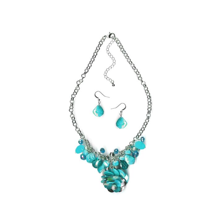 Mixit Womens 2-pc. Blue Jewelry Set