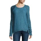 Freshman Long Sleeve Round Neck Pullover Sweater-juniors