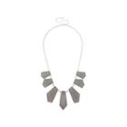 Mixit Gray Statement Necklace