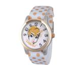 Disney Tinker Bell Womens White Strap Watch-wds000063