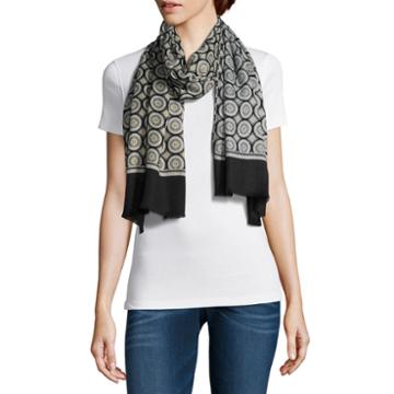 V. Fraas Oblong Geometric Scarf