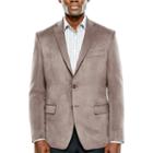 Collection By Michael Strahan Taupe Faux Suede Sport Coat-classic
