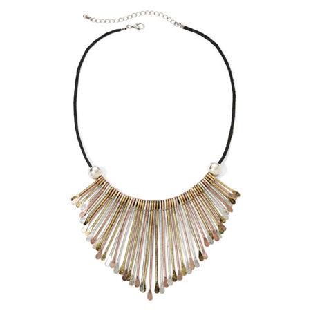 Decree Tri-tone Spoon Necklace