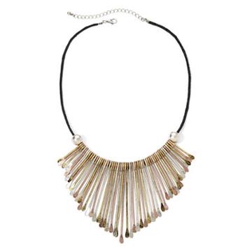 Decree Tri-tone Spoon Necklace