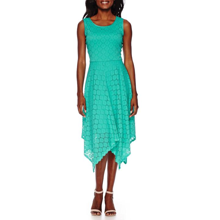 Rn Studio By Ronni Nicole Sleeveless Lace Sharkbite Maxi Dress