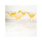 Cathy's Concepts Gold Rim 4-pc. Martini Glass
